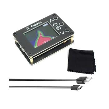 MLX90640 1,8-дюймовый инфракрасный тепловизор, TFT-экран, ЖК-дисплей, тепловизионная камера, ручной датчик температуры