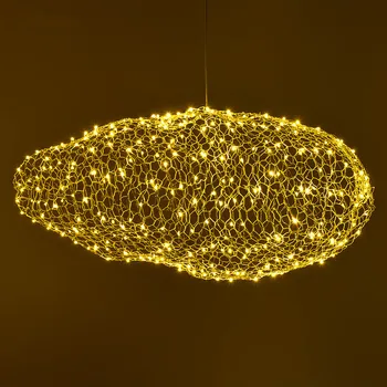 Подвесные светильники Creative Cloud LED Nordic starry подвесной светильник Спальня Столовая Светлячок Светильники украшения Выставка