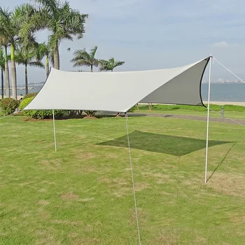 Шестиугольная непромокаемая палатка-козырек, складной наружный навес размером 3х4 м, расширенное водонепроницаемое снаряжение для пикника, альпинизма