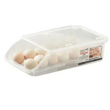Держатель для яиц В холодильнике, Ящик для хранения фруктов, Многофункциональная коробка с автоматической прокруткой вниз, коробка для яиц Для бытовых принадлежностей