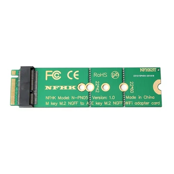 M.2 ключ M к разъему A + E Key NGFF Беспроводная Сетевая карта WIFI M2 Адаптер NGFF PCI express к разъему E key