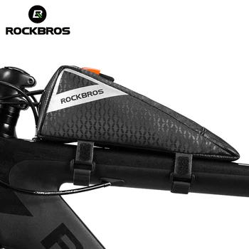 Rockbros оптовая Сумка Сверхлегкий Мини Размер Верхняя Передняя Труба Рамка Треугольная Сумка Портативная Водоотталкивающая Сумка Для MTB Велосипеда Pannier B57