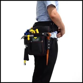 Поясная сумка для инструментов, специальный вспомогательный ремень электрика, защитный для работы на большой высоте, альпинистский шест, наружная конструкция, ткань Оксфорд