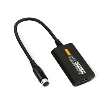 Для Sega SS Saturn HDMI-совместимый конвертер Saturn 16: 9/4:3 для ввода S-Video 1080P Адаптер