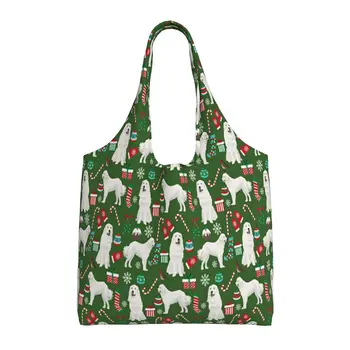 Прекрасная женская сумка для рождественских праздников, многоразовая сумка для работы, путешествий, бизнеса, пляжа, шоппинга, школы