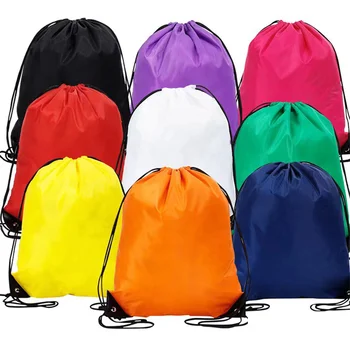 1 шт. рюкзак на шнурке, сумка со светоотражающей полосой, рюкзак на шнурке, подпруги, сумка оптом для школы, занятий йогой, спорта, в тренажерном зале, путешествий