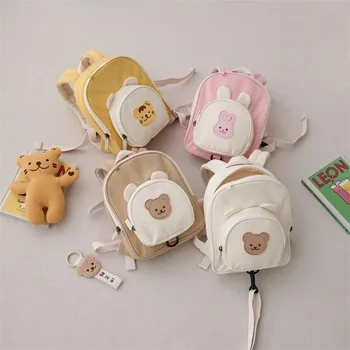 Рюкзаки в корейском стиле для школьников, детская сумка с защитой от потери, милый мультяшный рюкзак для хранения закусок для пикника
