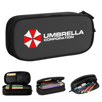 Пеналы Umbrella Corporation Corp, пеналы для Зомби на Хэллоуин, ручка для студентов, Большая сумка для хранения канцелярских принадлежностей на молнии
