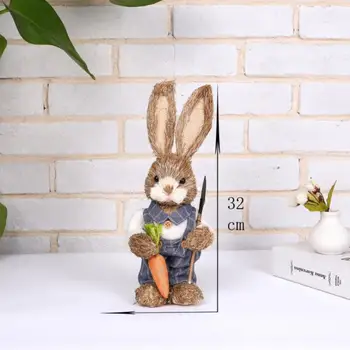 Детский подарок Имитация кроликов Kawaii Home Decor Украшение домашней гостиной Безопасное Пасхальное украшение Милые украшения с кроликами