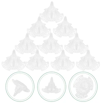 25 Шт Пластиковых сетчатых прокладочных фильтров Цветочные Горшки Плантаторные вставки для карликовых деревьев Коврик для бонсай