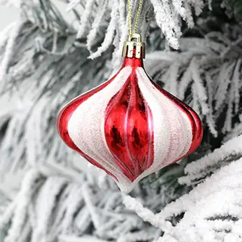 Украшение конфетными шариками Сверкающие подвески из леденцовой трости Праздничные украшения для Рождественской елки на шнурке Реалистичные яркие праздничные конфеты