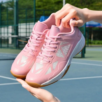 Дышащая обувь для бадминтона, Мужская И женская Обувь для волейбола, Легкая теннисная обувь, Удобные кроссовки для настольного тенниса.