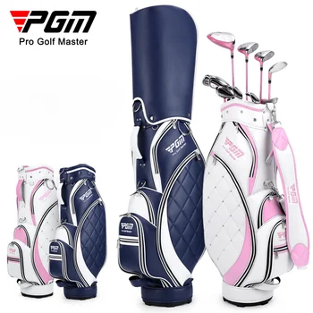 Женская сумка для гольфа PGM Портативная Сумка для гольфа из утолщенной водонепроницаемой ткани, Износостойкая Высококачественная Легкая сумка для клюшек для гольфа из ТПУ QB103