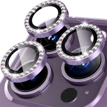 Защитная пленка для объектива камеры с блестящими бриллиантами для iPhone 14 Pro Max Plus 13 12 Mini 14Pro iPhone14 из закаленного стекла