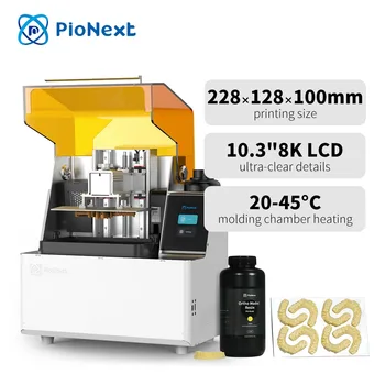 Pionext 4k 8k 12k Полимерный 3D-Принтер для Зубной Коронки Parselene Уф-Отверждающая Машина для Стоматологического Полимерного 3D-Принтера