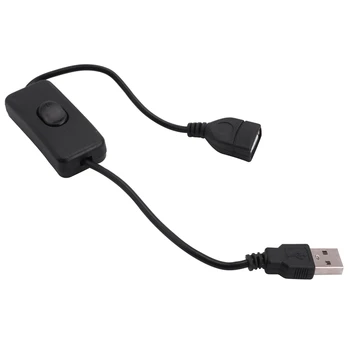 Удлинитель USB A от мужчины к женщине с переключателем вкл/выкл