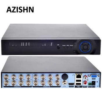 3,5-дюймовый видеорегистратор AZISHN высокой четкости RS485 с удаленным доступом, поддерживает несколько облачных технологий, мониторинг сетевого видеорегистратора IP NVR