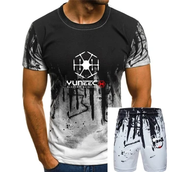 Модная Горячая распродажа 2020 года, Новая черная мужская футболка Yuneec Typhoon Electric Aviation с коротким рукавом, футболка S-5XL