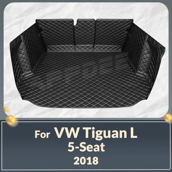 Автоматический Коврик для багажника с полным покрытием для VOLKSWAGEN VW Tiguan L 5-Местный 2018, Накладка для багажника, Аксессуары для защиты грузового салона
