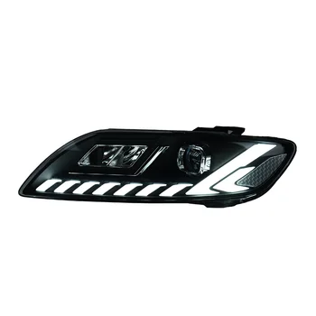Автомобильный стайлинг, головной фонарь для Audi Q7, Объектив проектора фар 2006-2015, Динамический сигнал Q7 Drl, Автомобильные Аксессуары