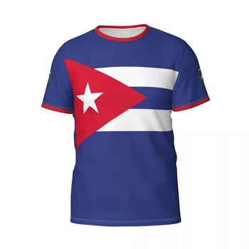 Пользовательское имя, номер, Флаг страны Куба, Футболки, Одежда, футболки, мужские, женские футболки, топы для футбольных фанатов, подарок, Размер США